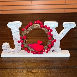 Holiday Joy Woodland Tabletop Decoration